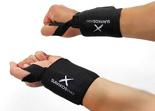 X-Parts 9010018 Premium Slavikosway 2X Handgelenk Bandage Calisthenics Body Building Wrist Wrap Fitness Studio Kraftsport für Frauen und Männer