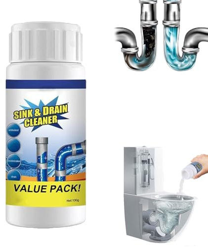 Powerful Sink & Drain Cleaner, Wild Sink and Drain Cleaner, Pipe Dredge Deodorant, Wild DRAIN Cleaner, Deodorizing and Cleansing, SINK Foam Cleaners, For Kitchen Bathroom Toilet Shower (1PC)