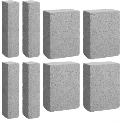 Effizientes 8-teiliges Bimsstein-Set für Mineralansammlungen und harte Wasserablagerungen