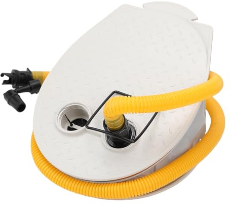 Luocute Bomba de Aire de Pie Apta para Válvulas Halkey Roberts, Inflador de Bomba de Pie Manual de 9 Pulgadas para Barcos Inflables, Anillo de Natación para Kayak