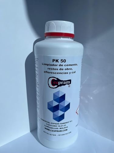 Cespram. Desincrustante de obra y limpiador químico de incrustaciones calcáreas y oxido. Pk 50. Envase de 1 litro (6)