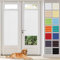 Plissee ohne Bohren Plissees Klemmfix,weiß 35x100cm Easyfix Plisseeroll Rollo für Fenster Einfache Montage Sichtschutz und Sonnenschutz