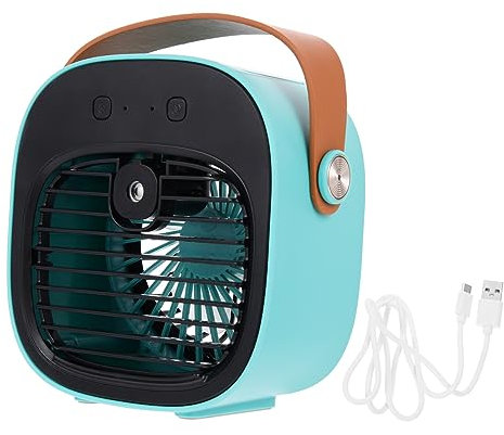 MAGICLULU 1 Satz Desktop-Lüfter kleiner Handventilator kleiner wiederaufladbarer Lüfter Mini-Luftbefeuchter Tragbarer USB-Lüfter Klimaanlage Schreibtisch Lüfter für Wasserkühlung Büro Abs