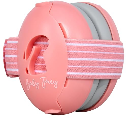 Baby Frey® Baby Gehörschutz – Sicherer Gehörschutz für Babys bis 24 Monate – Kein Druck auf Fontanelle – Weich, leicht & rutschfest – Für Konzerte, Reisen & Alltag