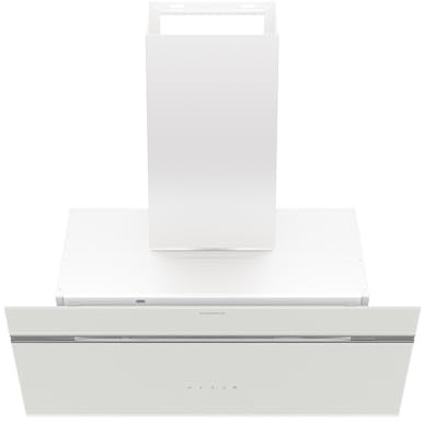 Klarstein Alina Dunstabzugshaube - 70cm Kopffreihaube, 600 m³/h Luftstrom, Touch Control, A Energieeffizienz, LED-Beleuchtung, Umluft & Abluft, Weiß
