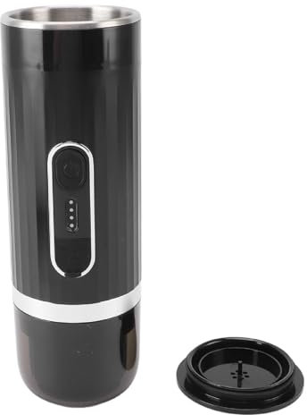 Caffettiera portatile, Caffettiera da viaggio 3 in 1 per campeggio, Caffettiera per auto Caffettiera elettrica Isolamento termico a tenuta Macchina da caffè portatile per viaggi