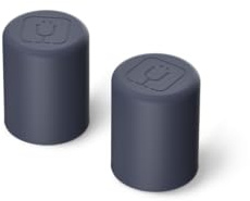 BrüMate Magnetic Straw Caps | Silicone Straw Topper 2-pack | Dust & Dirt Resistant | Compatible with All Era and Resa Tumblers (Nightfall Blue)