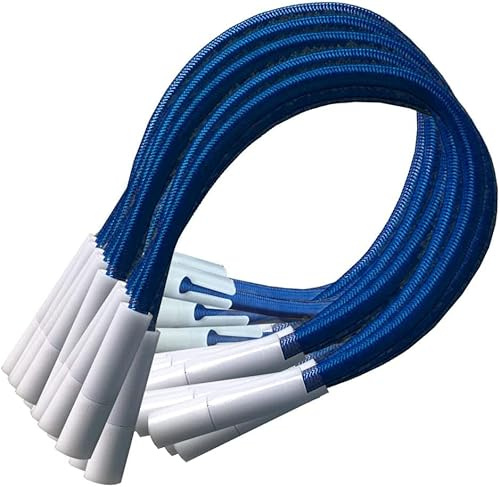 PisciHogar Pack 20 und. Tensores Lona de Piscina. Goma elástica de Gran Resistencia para el cobertor de Invierno. Regulables.