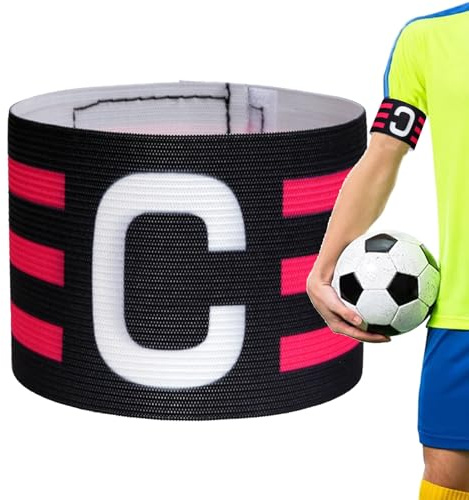 Genérico Braccialetti di Capitano per Calcio, Braccialetto di Capitano - Bande da Calcio | per Giochi di Calcio con Bands di Capitano Anticaduta, Fascia da Capitano per Multisport