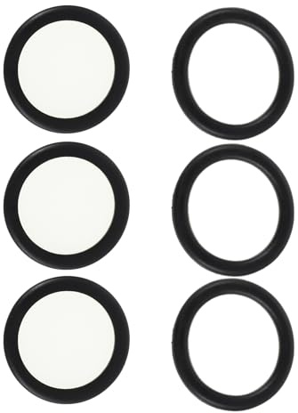 Baluue Kit di Riparazione Diaframma e Anello Anti-freddo per Stetoscopio Medico, Accessori di Ricambio Compatibili, Set 6 Pezzi per Manutenzione e Auscultazione Professionale