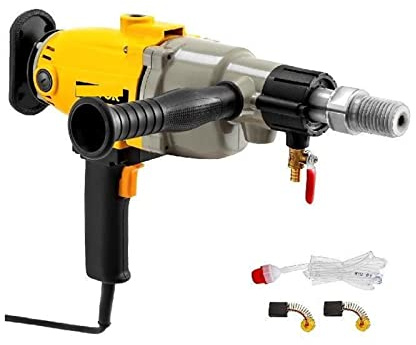 Diamond Core Drilling Rig, Handheld Electric Wet or Dry Drilling Machine, Stepless Speed Control, 180mm Power Tool for Concrete