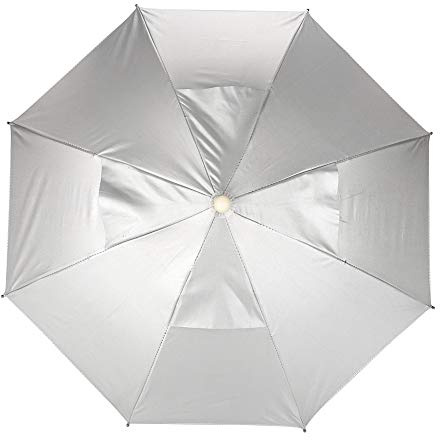 Alomejor Regenschirmhut, Hände Frei Faltbarer Sonnenschirm Regenschirm Kopfschirm Hut für Angeln Camping