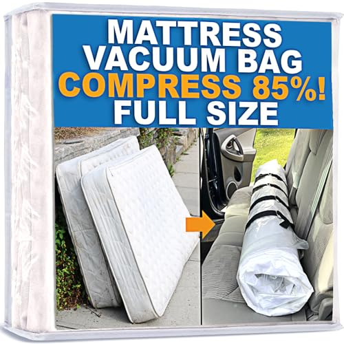 Homie Matratzen-Vakuumbeutel, verschließbarer Beutel für Memory Foam- oder Federkernmatratzen, Kompression und Lagerung für Umzug und Rückgabe (voll)