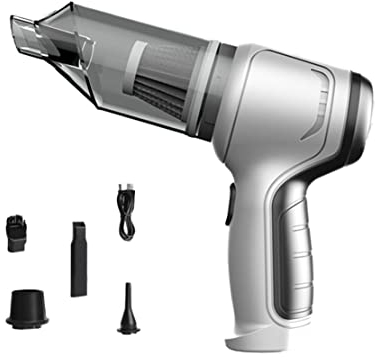 Aspirador De Mano Sin Cable, Aspirador De Coche 3 En 1, Mini Aspirador De Coche Con 9000pa/ 120w/ 12v De Alta Potencia Recargable Sin Cable, Para La Bolsa De Maquillaje Del Coche En Casa , Etc.