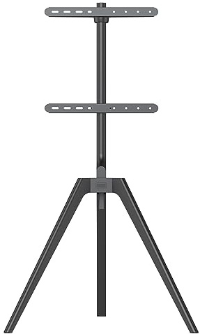 Ttap TRIPOD-BLACK TV Stand with Bracket for up to 65 inch TVs - Black