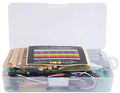 Hyuduo Electronics Basic Component Starter Kit With Breadboard Resistance Card Touch Button Resistor Led Jump Line Button Cap Potentiometer Power Module For Diy,Other Electronic