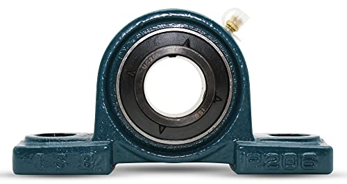 DOJA Barcelona| Cuscinetti a Sfera con Supporto | Supporto Cuscinetti UCP 205 | 1 Pz | Supporto Cuscinetto 25mm | Cuscinetti con Staffa Fissaggio per Stampanti 3D, Ingranaggi, Nastri Trasportatori