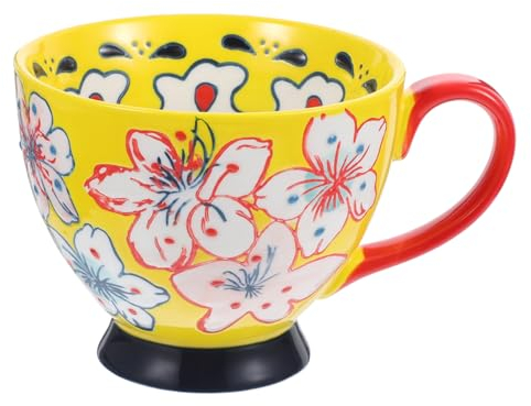 Cabilock taza de café taza de agua taza de te chino tazas de desayuno taza de expreso Tazas de cafe taza de desayuno de cerámica cuenco de yogur gigante taza de sopa colocar