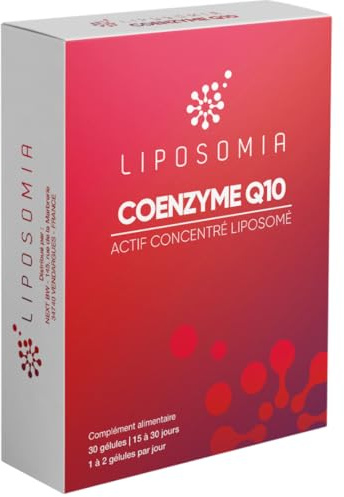 Prescription Nature - COENZYME Q10 LIPOSOMIA - Complément Alimentaire - Actif Concentré, Formule 100% Liposomée - Fabrication Française - 30 Gélules