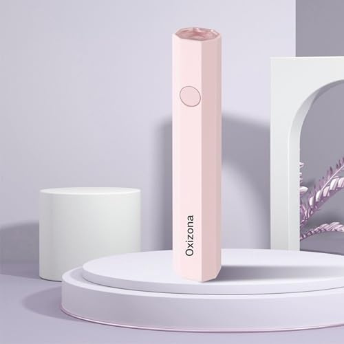 Oxizona Handheld UV Nagellampe für Gelnägel, Mini UV Licht, Tragbare LED Nagellampe für Gelpolituren, Einzelfinger Gel-Licht, Kabelloser Wiederaufladbarer USB-Nageltrockner für Schnelle Aushärtung