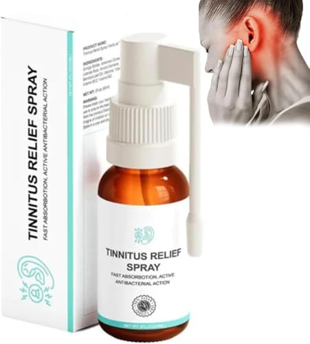 Medilisk Tinnitus Relief Spray, Tinnitus Relief für klingende Ohren, Tinnitus Behandlung für Frauen und Männer (1 Stück)