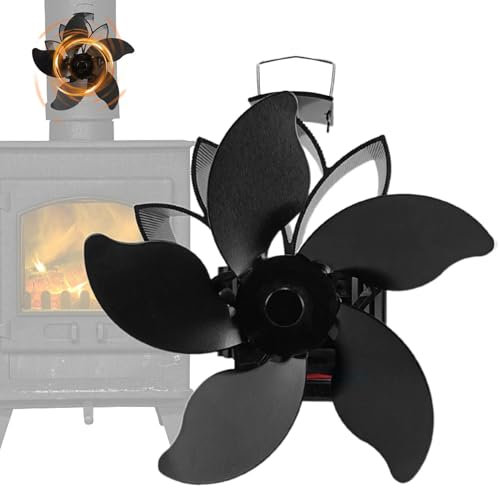 Ventilador Estufa De Leña No Eléctrico Sin Electricidad, Alimentado Por
