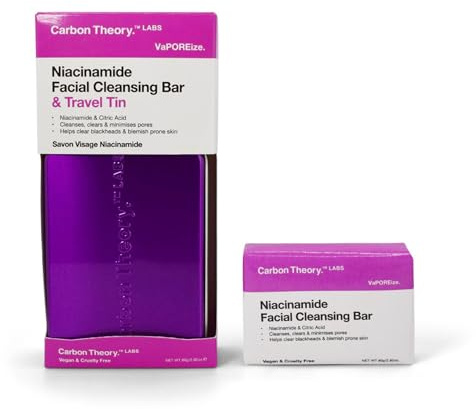 Carbon Theory VaPOREize Face Bar 80g with Travel Tin