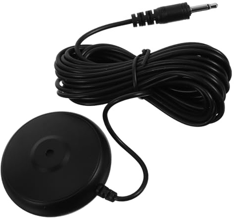 LRXIYODE 5m Calibration Microphone for Laptop and Desktop Computers Mic Cable for Sound Tuning and Conference Calls Portable Desk Microphone for Voice Transmission