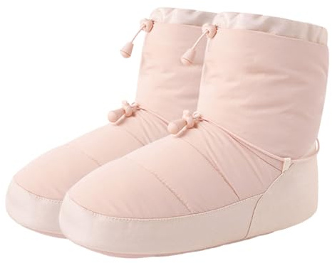 CAZSTYK Zapatos de ballet para mujer, botas de baile de invierno, suaves, antideslizantes, cálidas, para entrenamiento, para mujeres y niñas, para invierno, calentan el baile, b, 40 41 yards