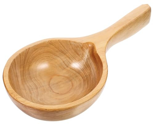 TOYANDONA Praktische Schöpfkelle mit Einzigartigem Design Labor Sparend für Sauna Bad und Garten mit Khaki Farbe