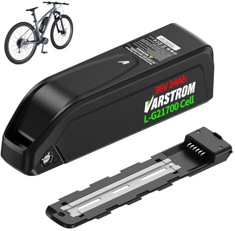 Varstrom 36V 48V Ebike Battery | 13AH 15.6Ah 16Ah 20Ah 30Ah Lithium-Ion Battery with Charger for Ebike Conversion Kit