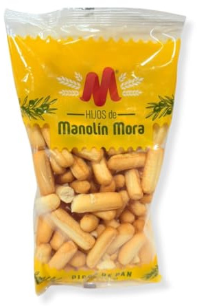 Picos de Pan Gordos 190g | Con Aceite de Oliva Virgen Extra | Snack Crujiente Artesanal | Producto Gourmet Ideal para Aperitivos y Tapas