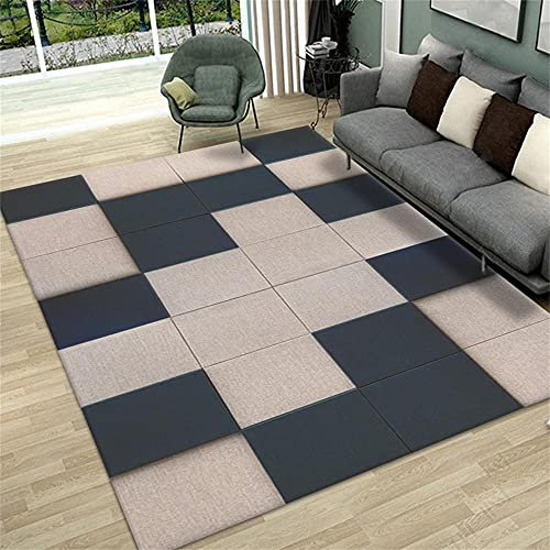 Tappeto Cucina Tappeto Da Esterno Terrazzo Tappeto geometrico quadrato rosa tappeto grande vivaio usato tappeto acqua lavata Decorazioni Per Camera Da Letto 200X250CM