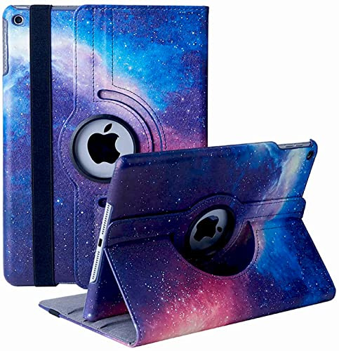 Ceysin Hülle für iPad 9. Generation (2021) / 8. Gen (2020) / 7. Gen (2019) 10.2 Zoll - 360 Grad Rotierend Stand Schutzhülle Cover mit Auto Schlaf/Wach Funktion (Farbe im Weltall)