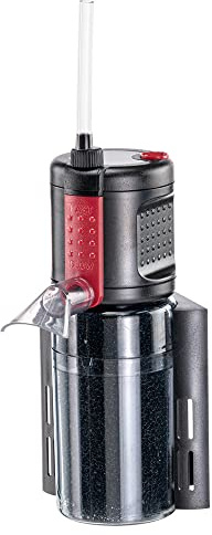 Ferplast Hydor Filtre Interne Crystal 50 Aquariums 20-50 litres, 2 Stages, Charbon Actif et Kit Venturi Inclus