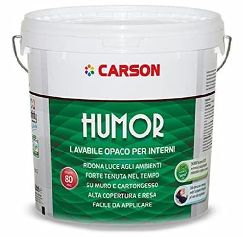 Colorificio Carson HUMOR Pittura Lavabile per interni Bianco (14)