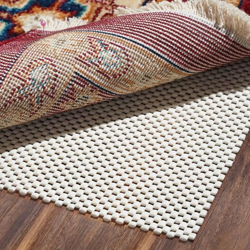 BAGAIL BASICS Non Slip Rug Pad Gripper 8 x 10 Feet Extra Thick Carpet Pads for Area Rugs and Hardwood Floors, Keep Your Rugs Safe and in Place