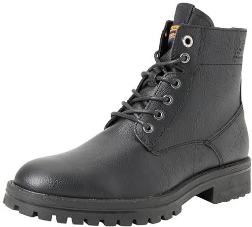 JACK & JONES Botines con cordones Jfwbernie para hombre, antracita, 42 EU