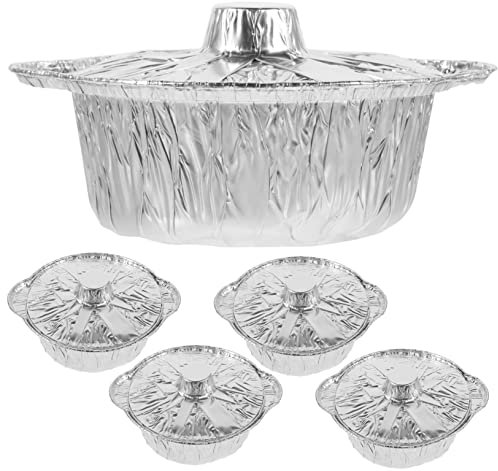 HANABASS Teglie in per Barbecue e Set 5 Contenitori per Alimenti per e Picnic Resistente e