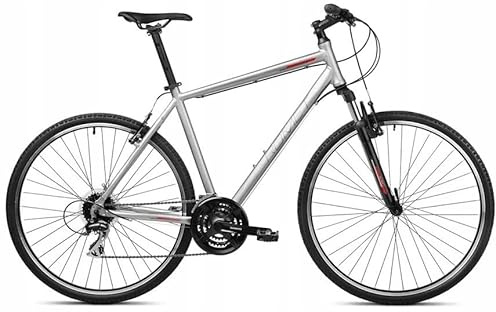 Romet Cross Bike Orkan 2 M 2024 Grafite Telaio e ruote da 18 e 28 pollici