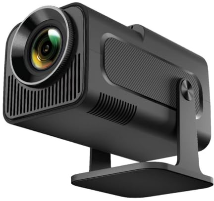 KINMRIS HY320 mini Android 11 Projector 4K Native 1080P Dual Wifi6 10000 Lumens BT5.0 Cinema Outdoor Portable 180° Rotable Projector