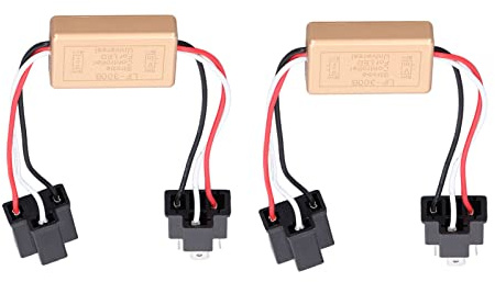 Module de Flash LED 2 Pièces, Contrôleur de Relais Stroboscopique Continu pour Phare de Voiture 9-30V LF-300B H4 2 Pièces Flash LED