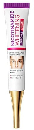 ZQESAMZ Eliminador de manchas oscuras faciales, crema de pecas blanqueadoras de nicotina, crema corporal brillante 20G