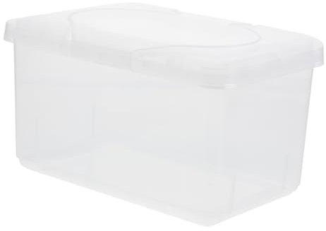 Abaodam Wipes Spender Box Transparent Mit Deckel Nachfüllbarer Feuchttücher Behälter Leicht Und Kompakt Für Feuchttücher Und Kosmetiktücher Wiederverwendbarer Reise Haushaltsspender