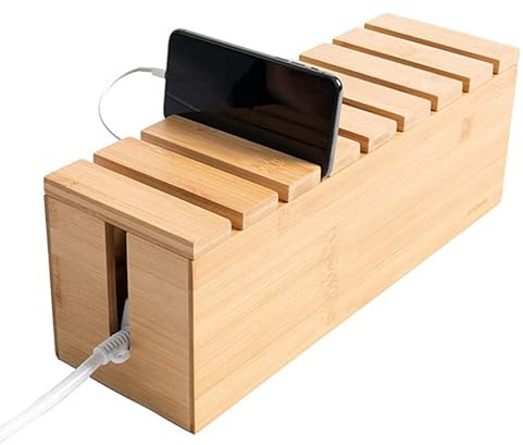 Cable Storage Box - Extension Storage Box, Charging Cable Organizer | Cable Storage, Power Strip Storage Box, Cable Management Organiser for Home