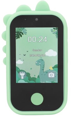 Lettore MP3, Fotocamera digitale 1080P 48MP, Schermo touch IPS da 2,8 pollici, Lettore musicale MP3 Telefono per bambini con fotocamera per selfie, Altoparlante HiFi (GREEN)
