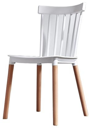 Mid Century Moderne Esszimmerstühle Set mit 1 Bauernhaus Beistellstuhl für Küche, Esszimmer, Schlafzimmer und Wohnzimmer, Restaurantqualität, Holzstühle mit modernem Design