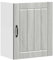 vidaXL Kitchen Wall Cabinet - Lucca Grey Sonoma, Engineered Wood, 50x31x60 cm, Modern Style, Wall Mounted