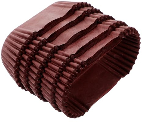 FELTECHELECTR 1000 pezzi Pirottini Ovali in Carta Resistenti ad Alte Temperature Antigrasso e Idrorepellenti per Muffin Cupcake e Dolci Monoporzione per Cioccolato e Torte