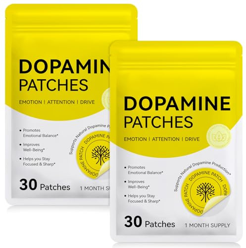 Patches Énergie Naturelle - 2 x 30 Patches Végétaux pour un Équilibre Émotionnel Et SoutienÀ La Positivité, Soutien au Bien-Être Quotidien, Sans Animal